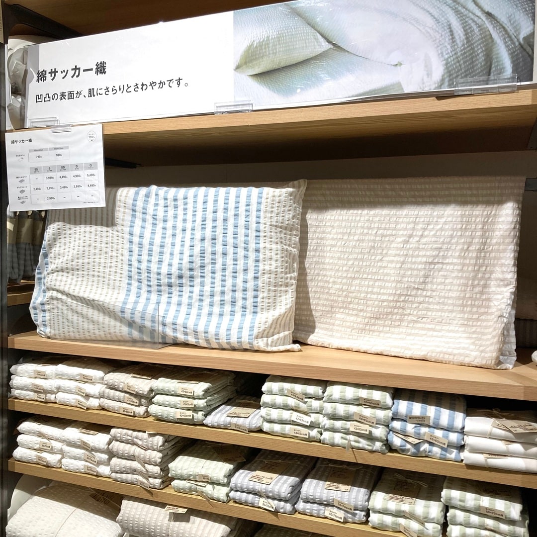 サッカー織の売り場