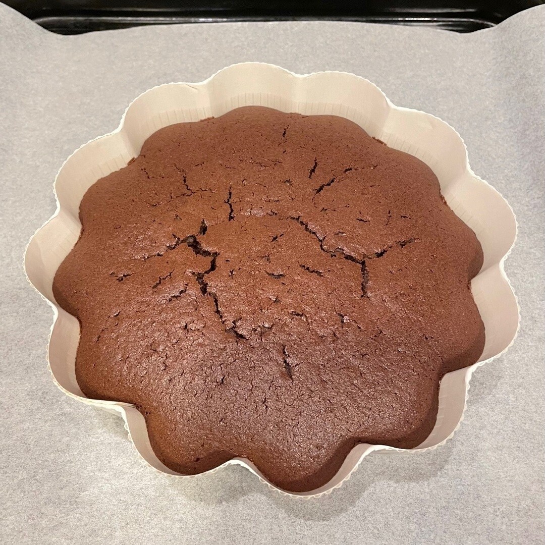 ガトーショコラ焼き上がり後