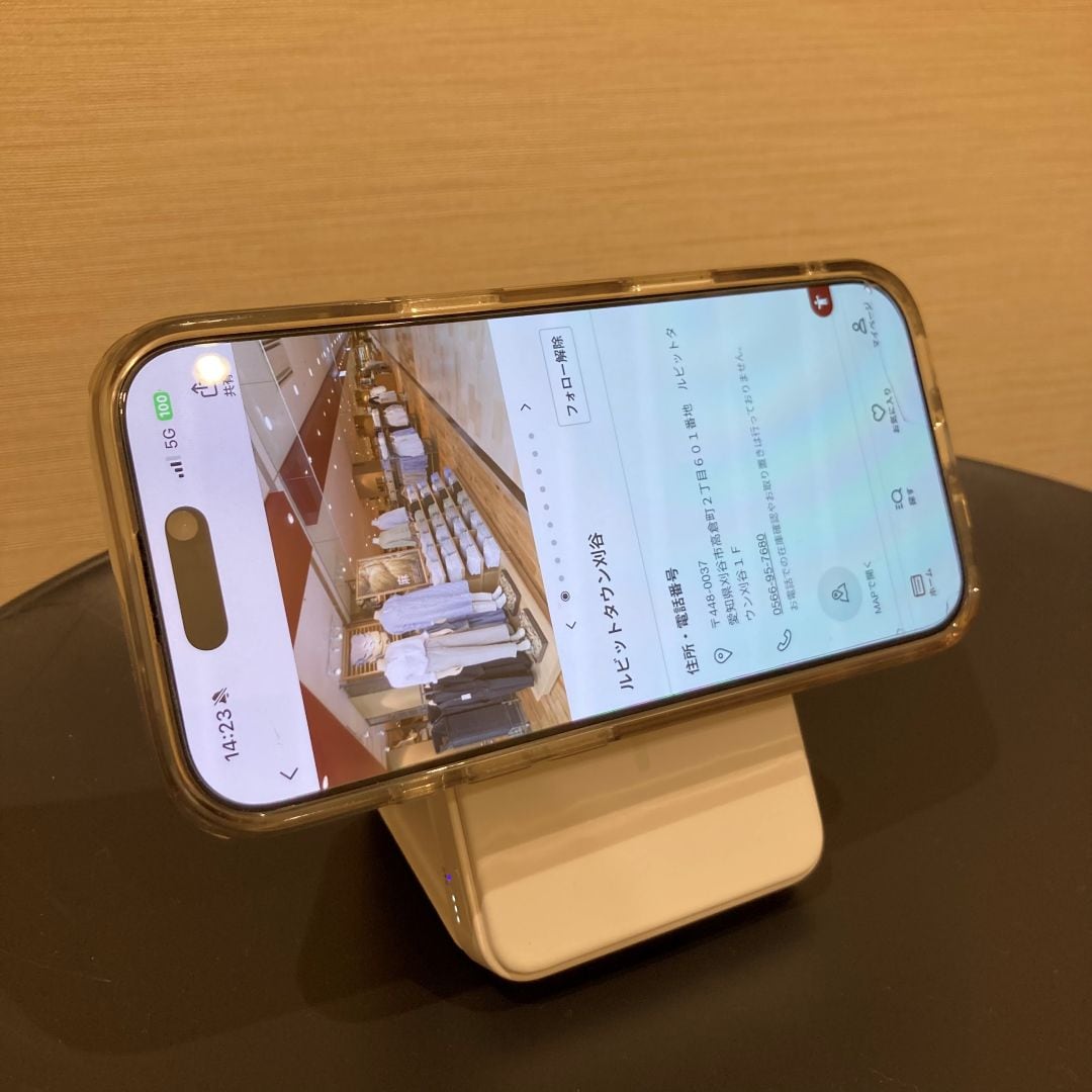 【ルビットタウン刈谷】新商品スマホスタンドにもなるモバイルバッテリーのご紹介。_MVuV2G