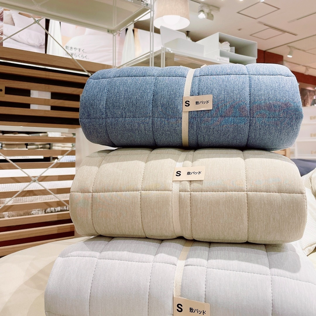 神戸阪急】寝苦しい夏の寝室に。-ひんやりした肌触りの素材を使いまし