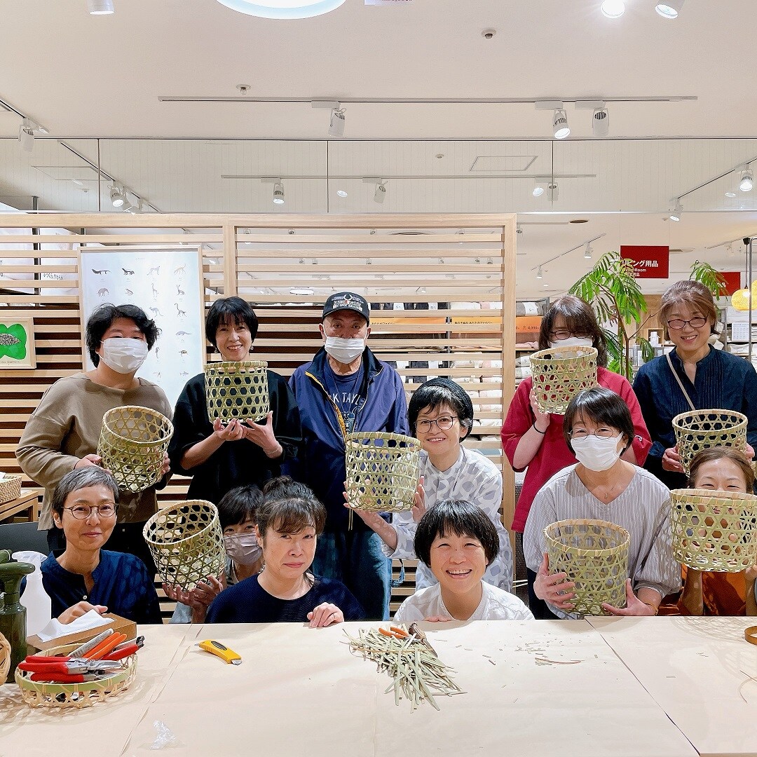 神戸阪急】周年祭イベント-竹かごワークショップ-｜無印良品 神戸阪急