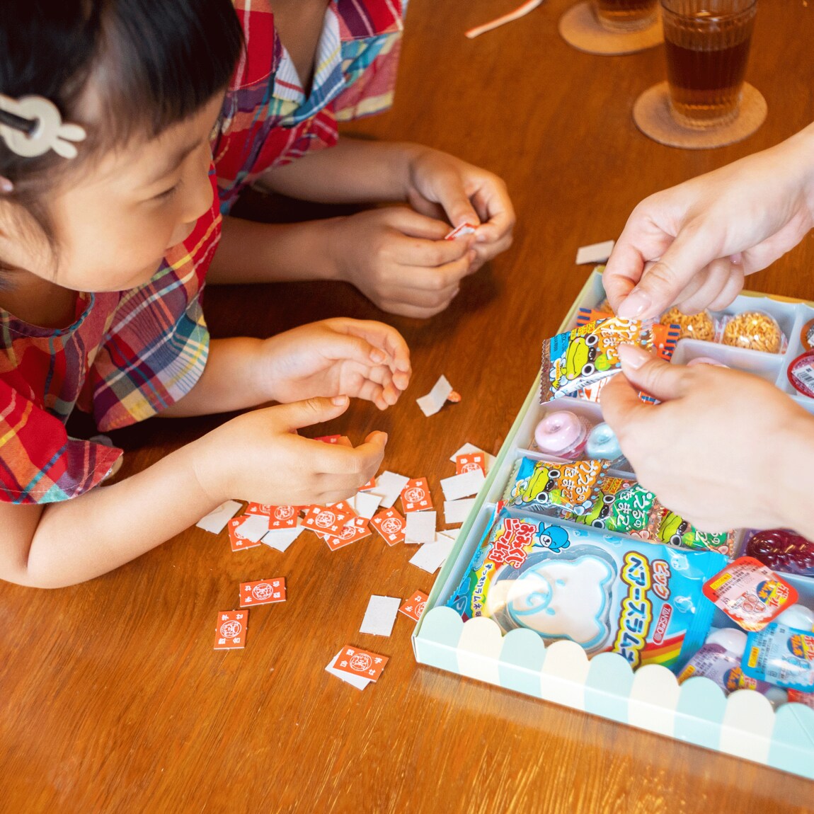 堺北花田】たべて、あそんで、まなべるBOX『駄菓子屋さんごっこ