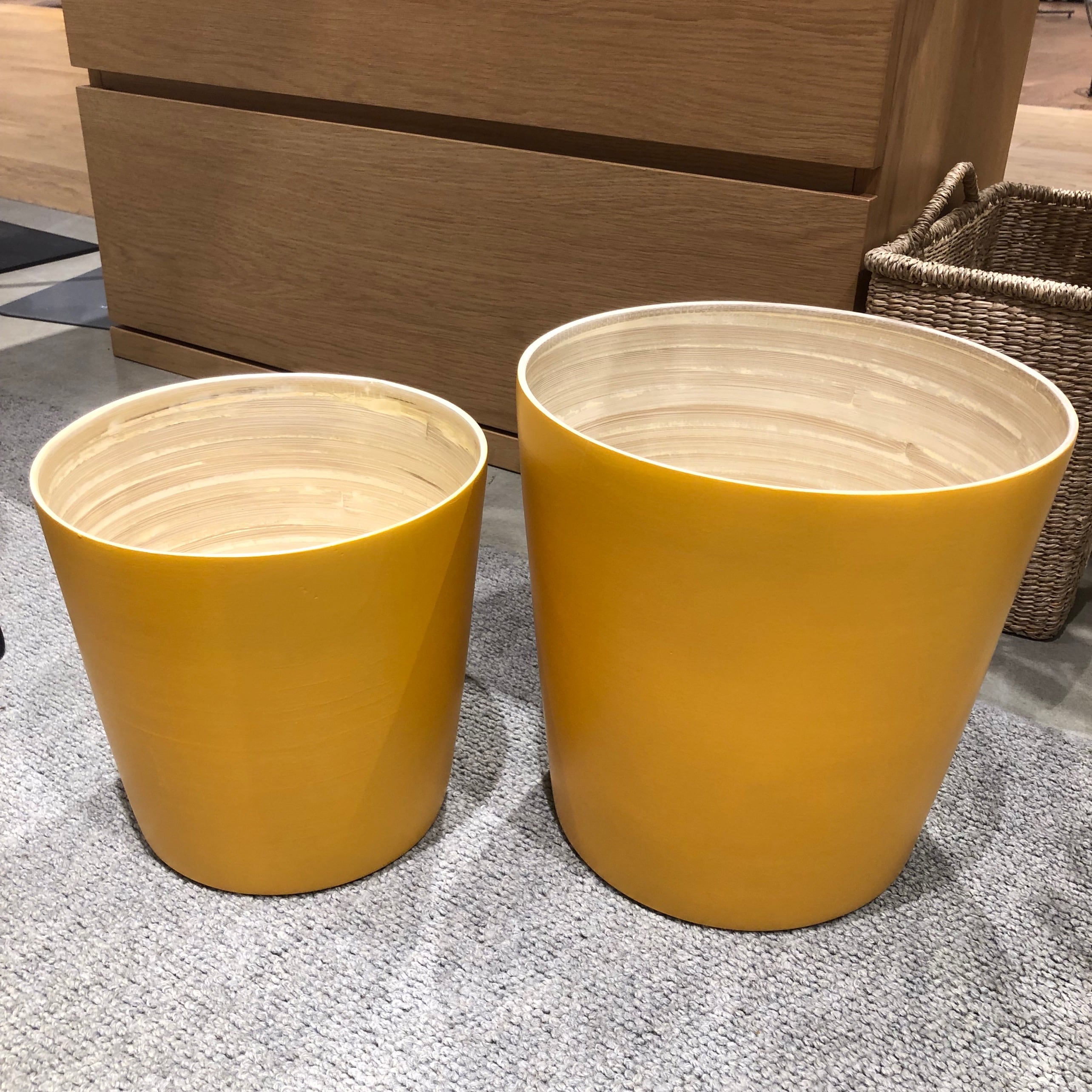 無印良品　竹　ゴミ箱　大 旭川花咲】新登場、竹材で作ったごみ箱｜スタッフのおすすめ