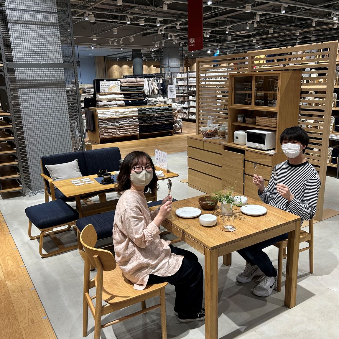 ヨークタウン郡山】家具展示がふえました！｜ 無印良品