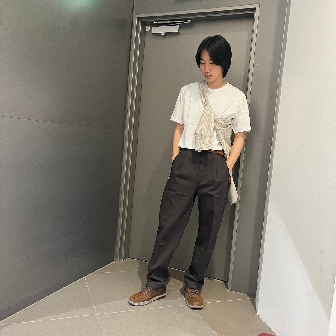 越谷レイクタウン】紳士チノタックワイドパンツのご紹介｜ 無印良品