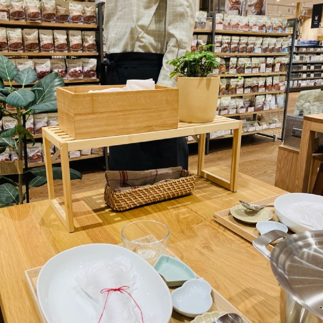 ゆめタウン徳山】軽くて丈夫な竹材のラック｜ 無印良品
