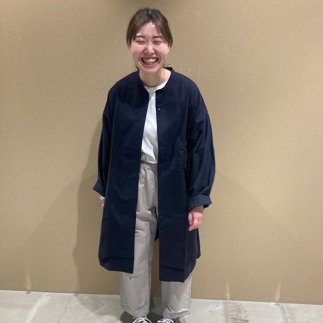 muji labo太番手洗いざらしオックスリバーシブルシャツ