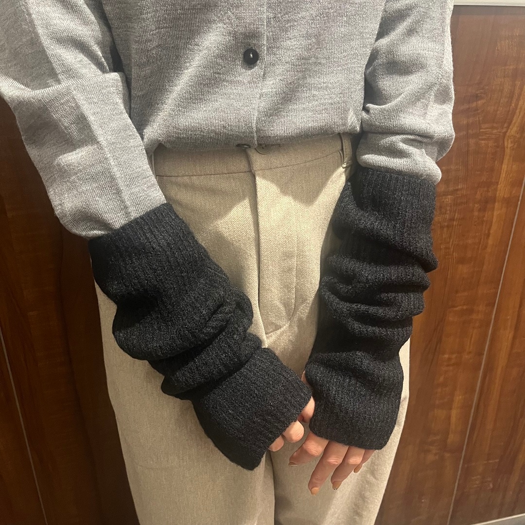 アームウォーマー2枚 モカ&ブラウン アームウォーマー2枚 モカ