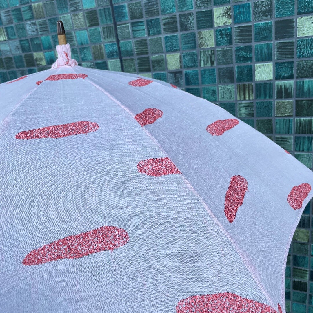 イイダ傘店 日傘 のり弁 傘 梅干し レディース イイダ傘店 日傘 のり弁