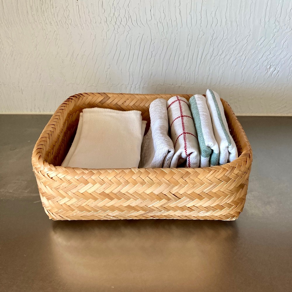 青山】竹材長方形バスケット｜ 無印良品