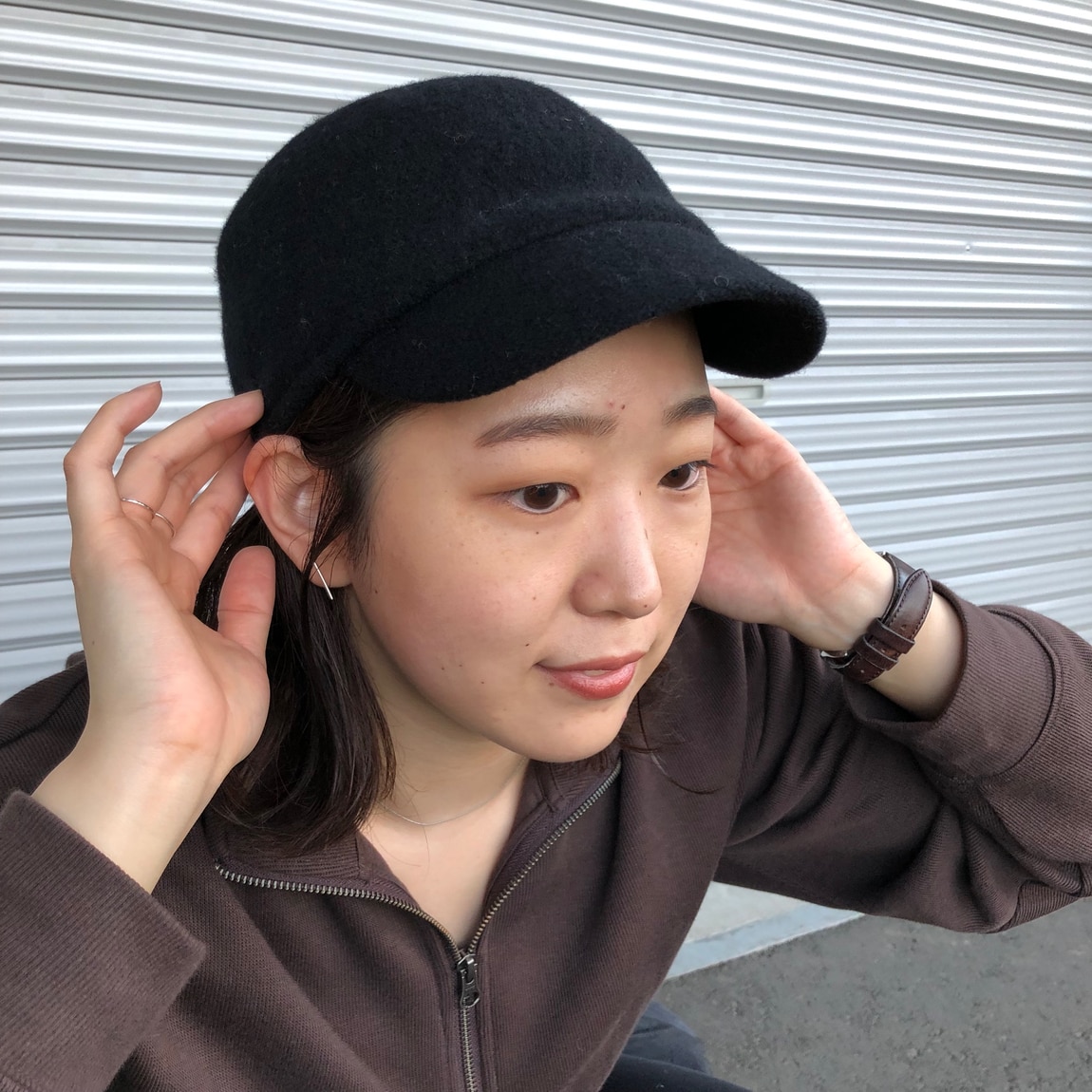 旭川花咲】ウールメルトンの帽子｜スタッフのおすすめ｜ 無印良品