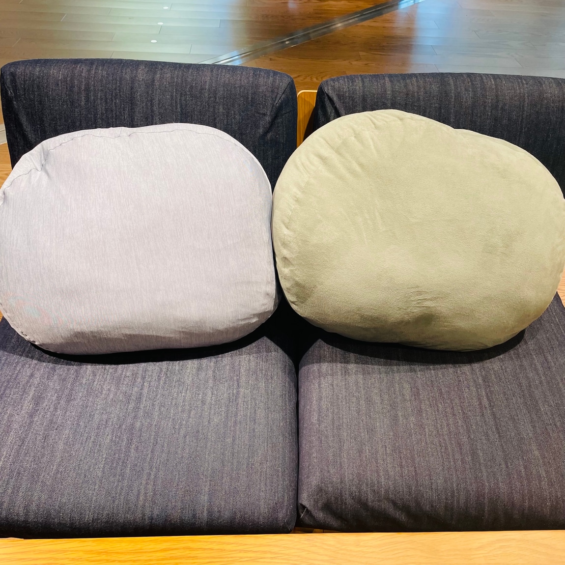 無印良品　クッション 綿洗いざらし大判クッション | 無印良品