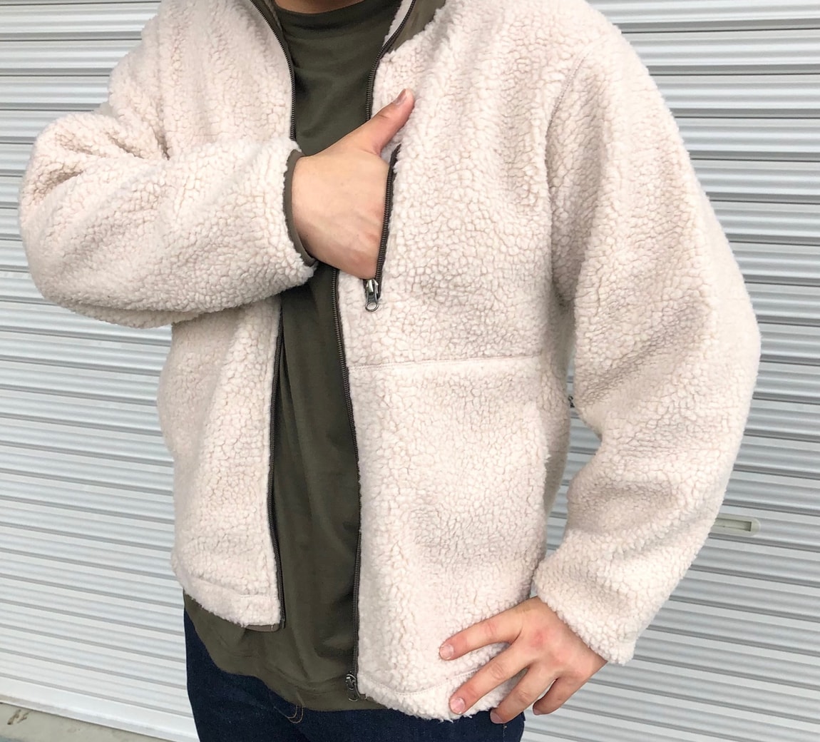 旭川花咲】どちらもかっこいいボアフリースのジャケットとベスト