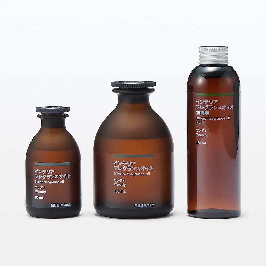 インテリアフレグランスオイル ハーバル 180ml リフィル3本セット インテリアフレグランスオイル ハーバル | 無印良品