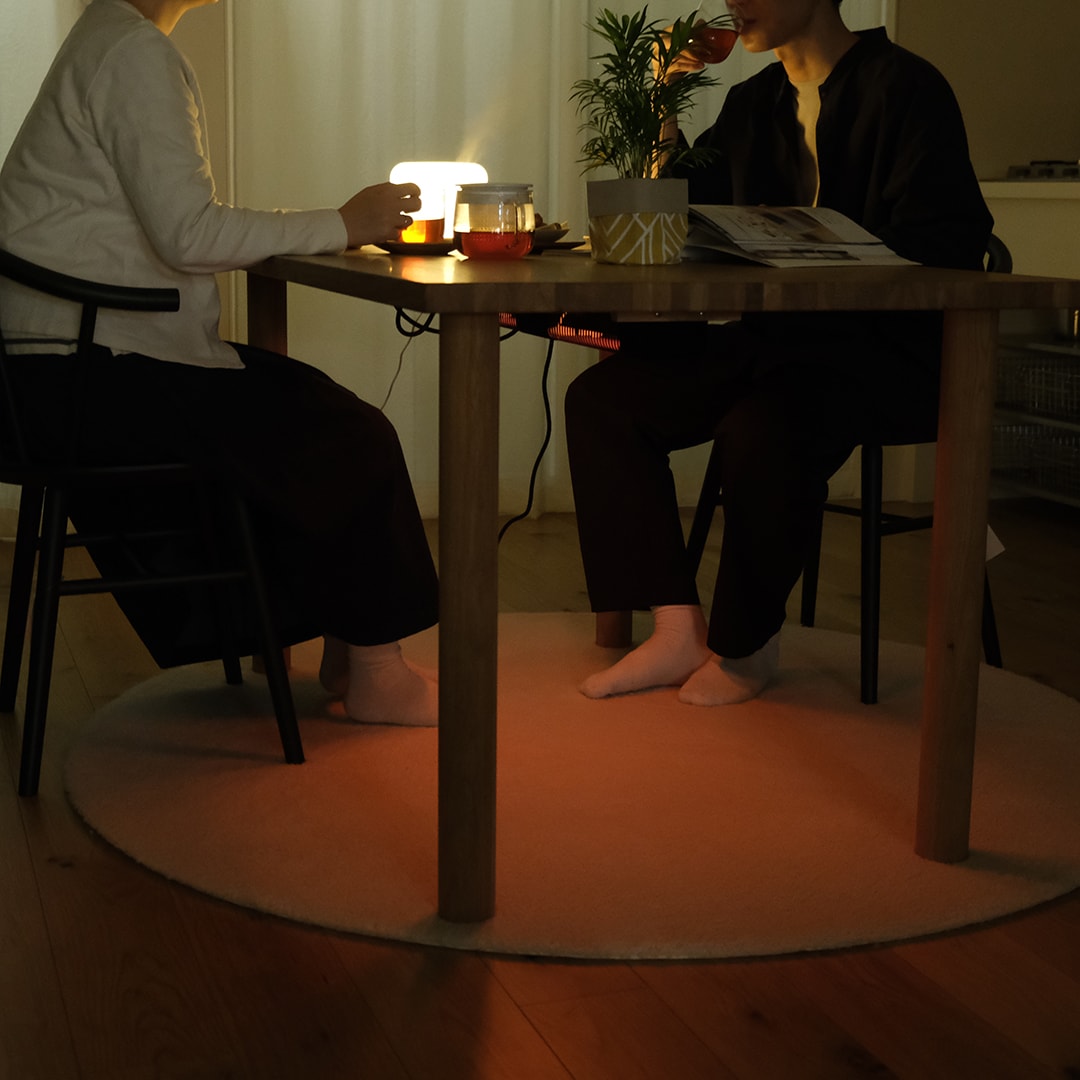 MUJI 無印良品　ダイニングこたつ ヒーター付きこたつ W800 銀座】ダイニングこたつのご紹介｜インテリアアドバイザー｜ 無印良品