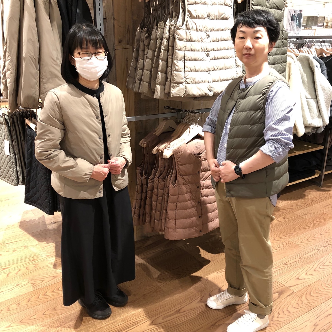 アル・プラザ金沢】軽くてしっかり暖かい、たためるダウンジャケット