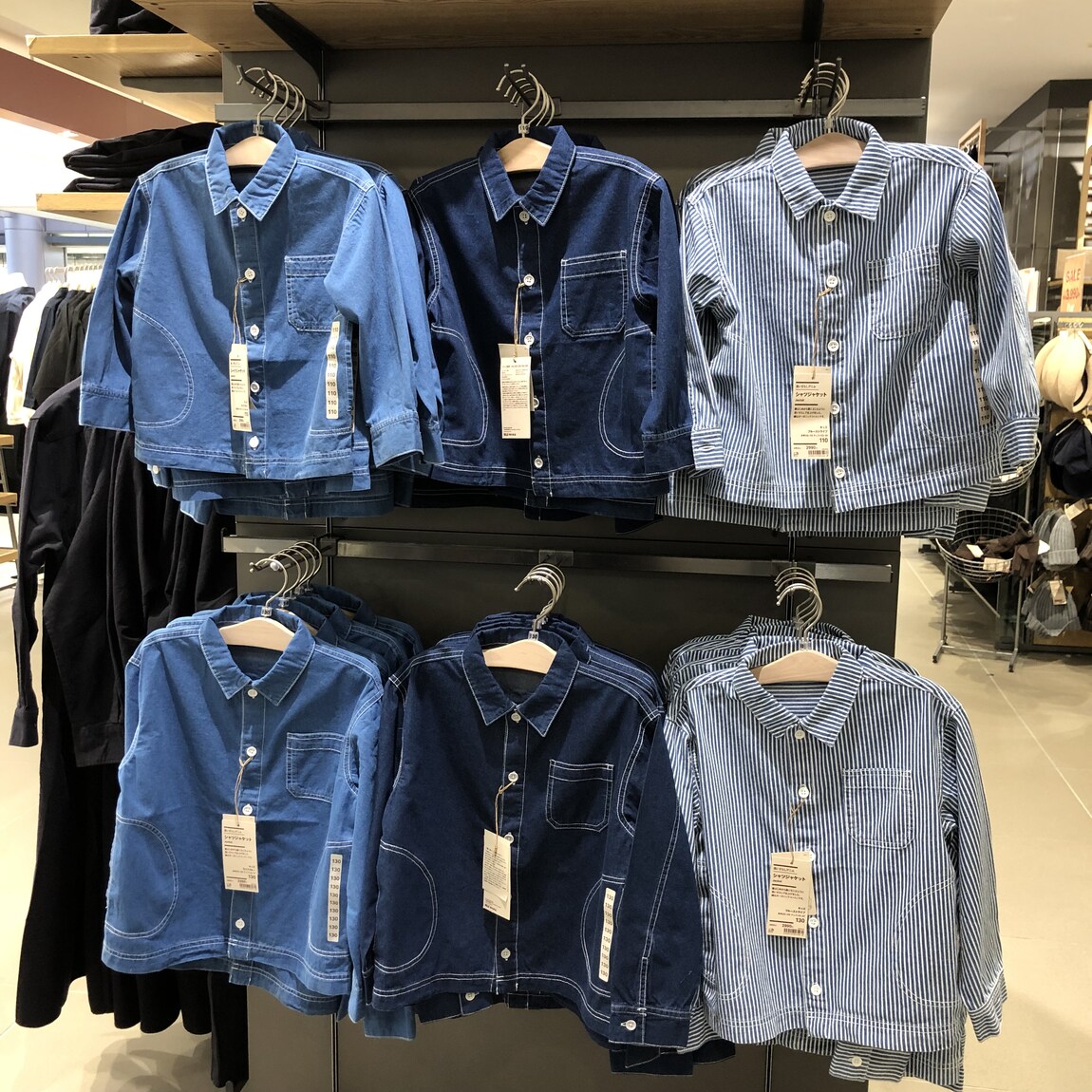 福田屋ショッピングプラザ宇都宮】洗いざらしデニムシャツジャケットの