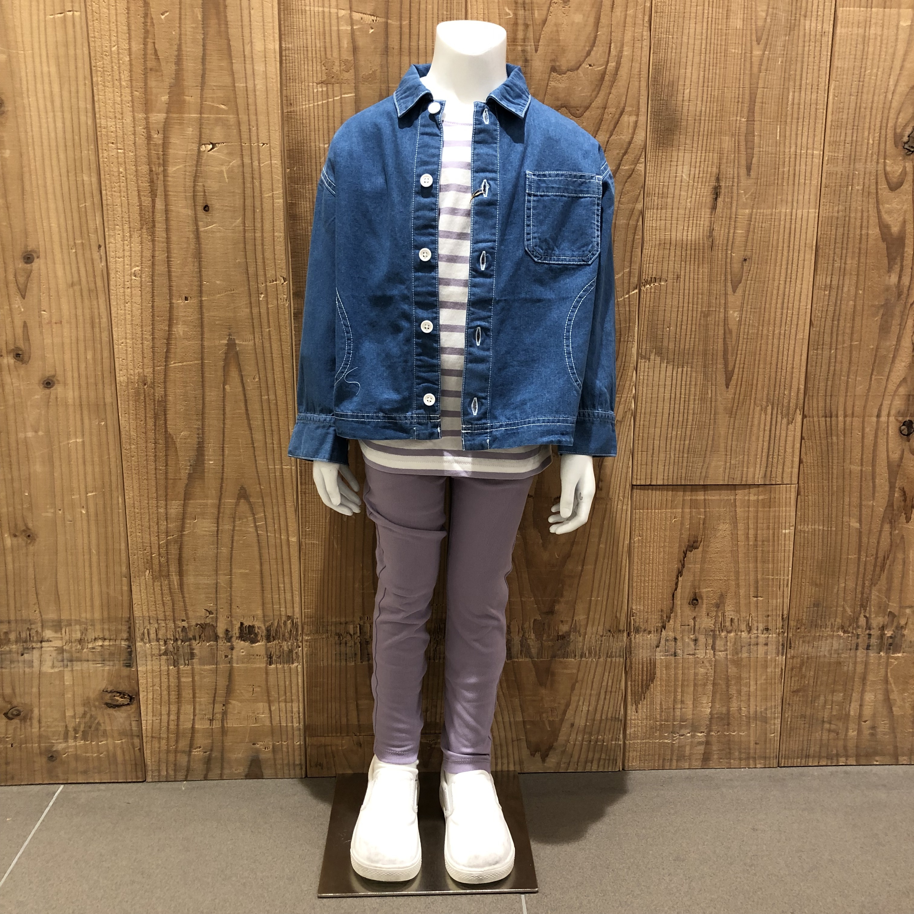 福田屋ショッピングプラザ宇都宮】洗いざらしデニムシャツジャケットの