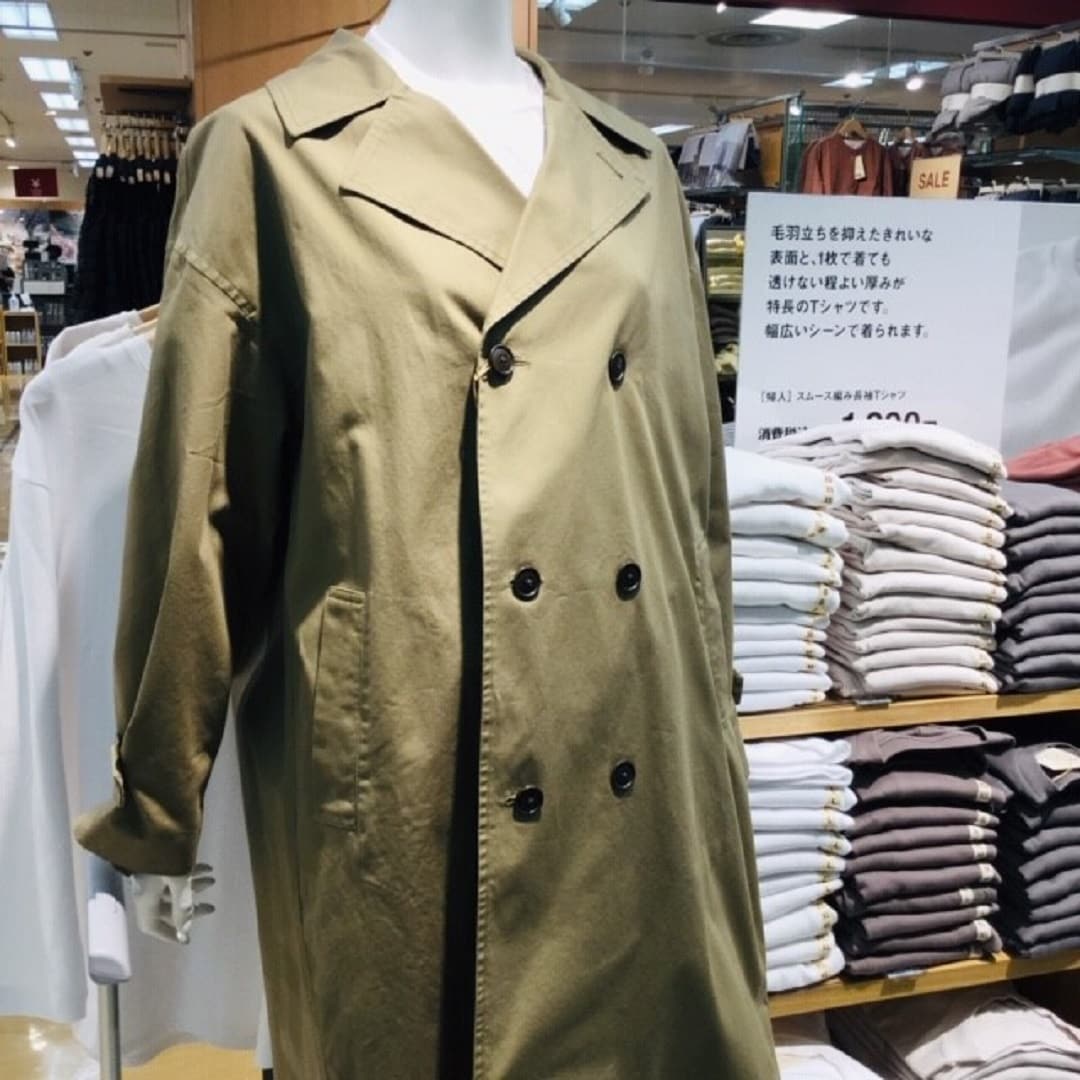 つかしん】自分らしく着る。撥水トレンチコート。｜ 無印良品