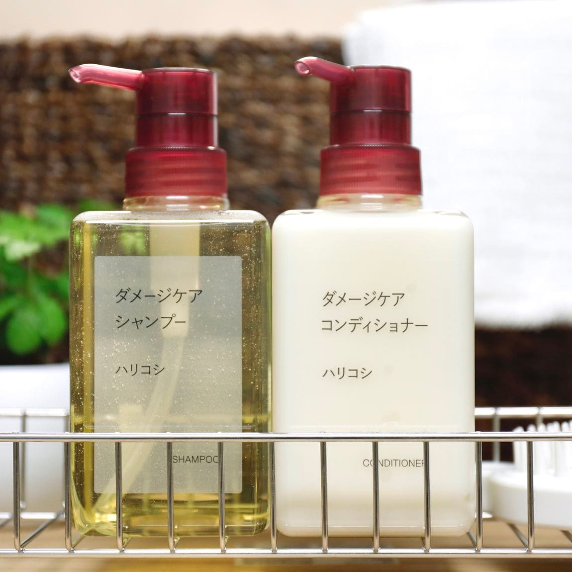 無印良品ダメージケアシャンプー&コンディショナーハリコシ　（詰替用） 無印良品 / ダメージケアシャンプー／コンディショナー ハリコシ
