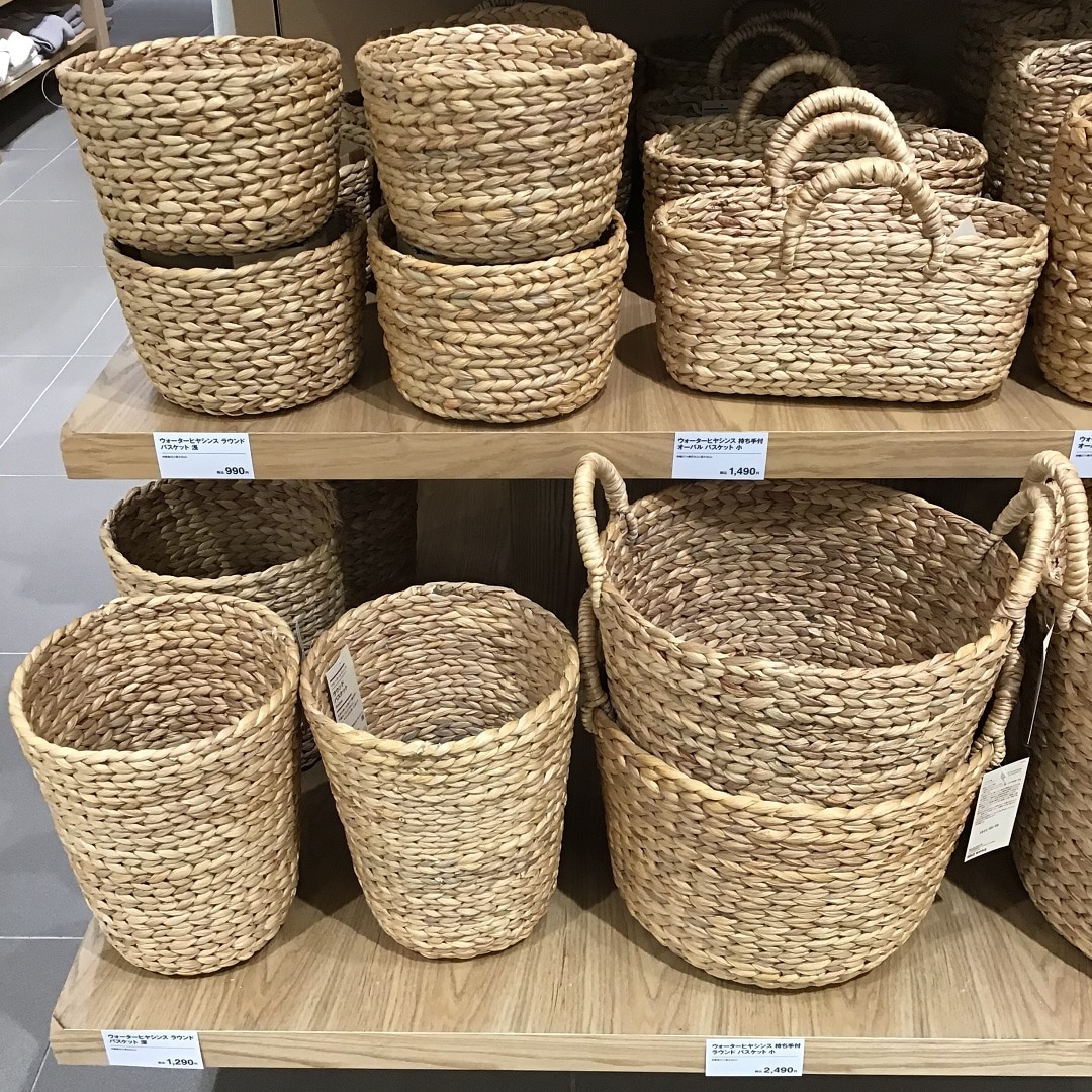 ゆめタウン山口】ウォーターヒヤシンスの収納 ｜無印良品 ゆめタウン山口