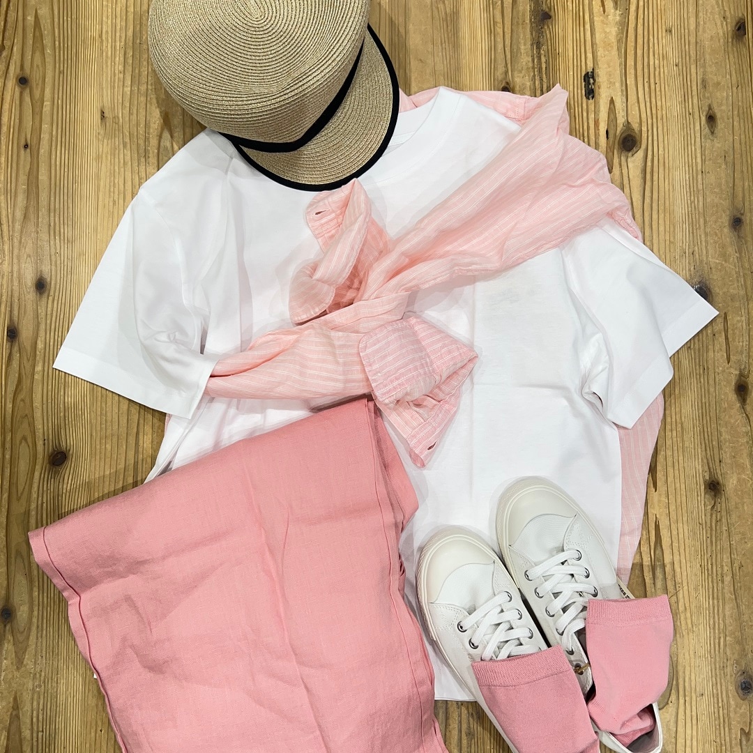 新百合丘オーパ】無印のものあつめ｜婦人リネンイージーワイドパンツ