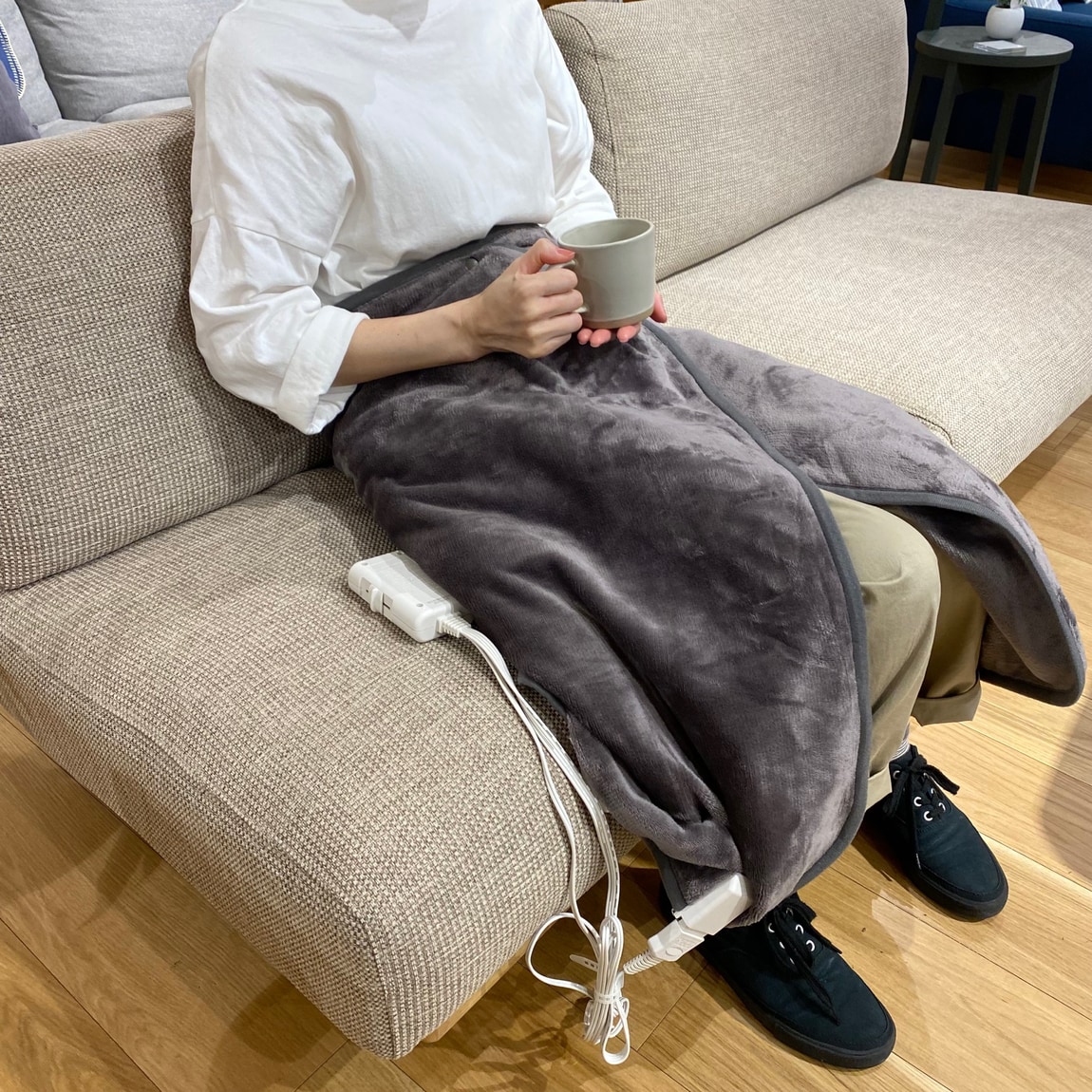西友荻窪】電気ブランケットでどこでもぬくもりを。｜ 無印良品