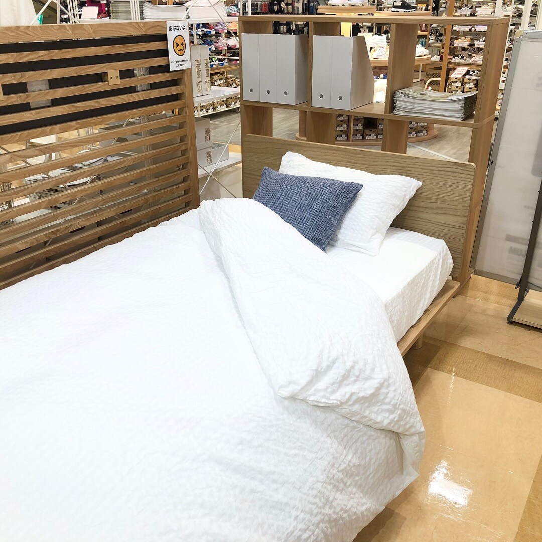 横浜直接引き渡し】無印良品のベット一式 ベットフレーム マットレス