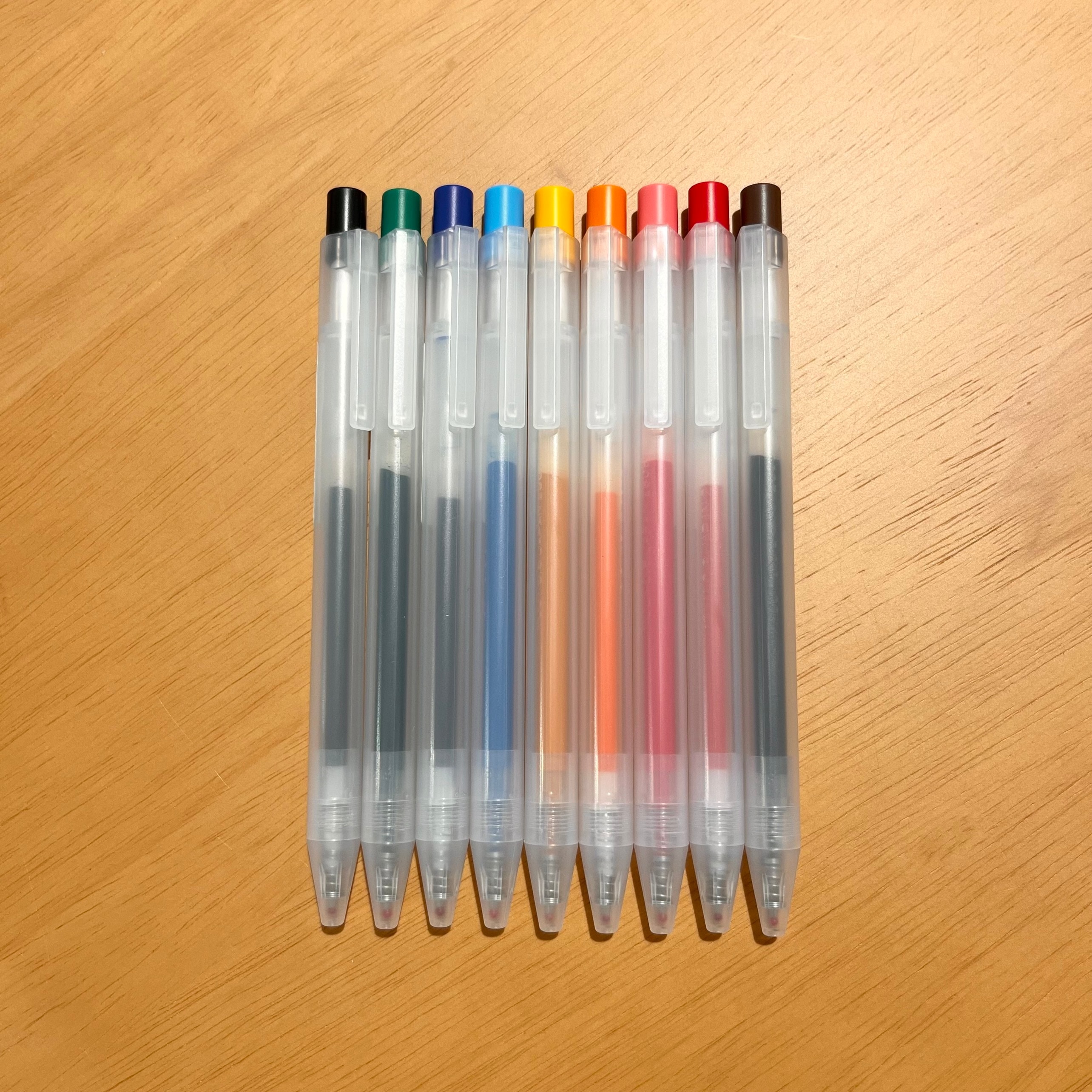 無地良品500 マルシェ池田】書き始めにかすれないボールペン｜ 無印良品