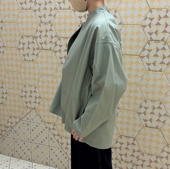MUJILABO 撥水高密度織りスタンドカラージャケット　カーキ　L-XL NEWoMan YOKOHAMA】スタッフおすすめ MUJILabo春アウター｜ 無印良品