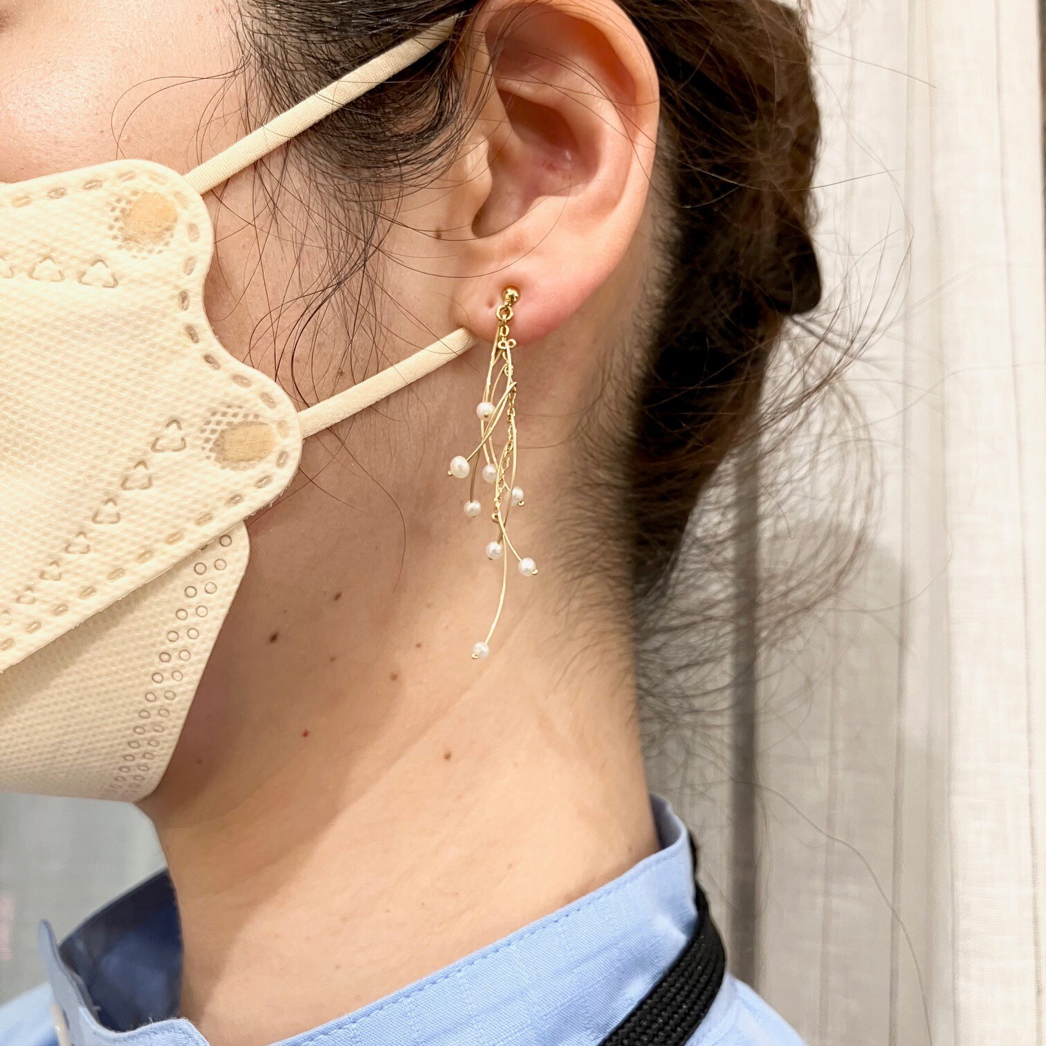 IDEE アスミビジュー 淡水パール ピアス｜アクセサリー