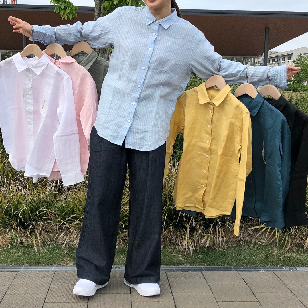 東武動物公園駅前】 婦人 リネンシャツ・パンツ │ おすすめ商品のご