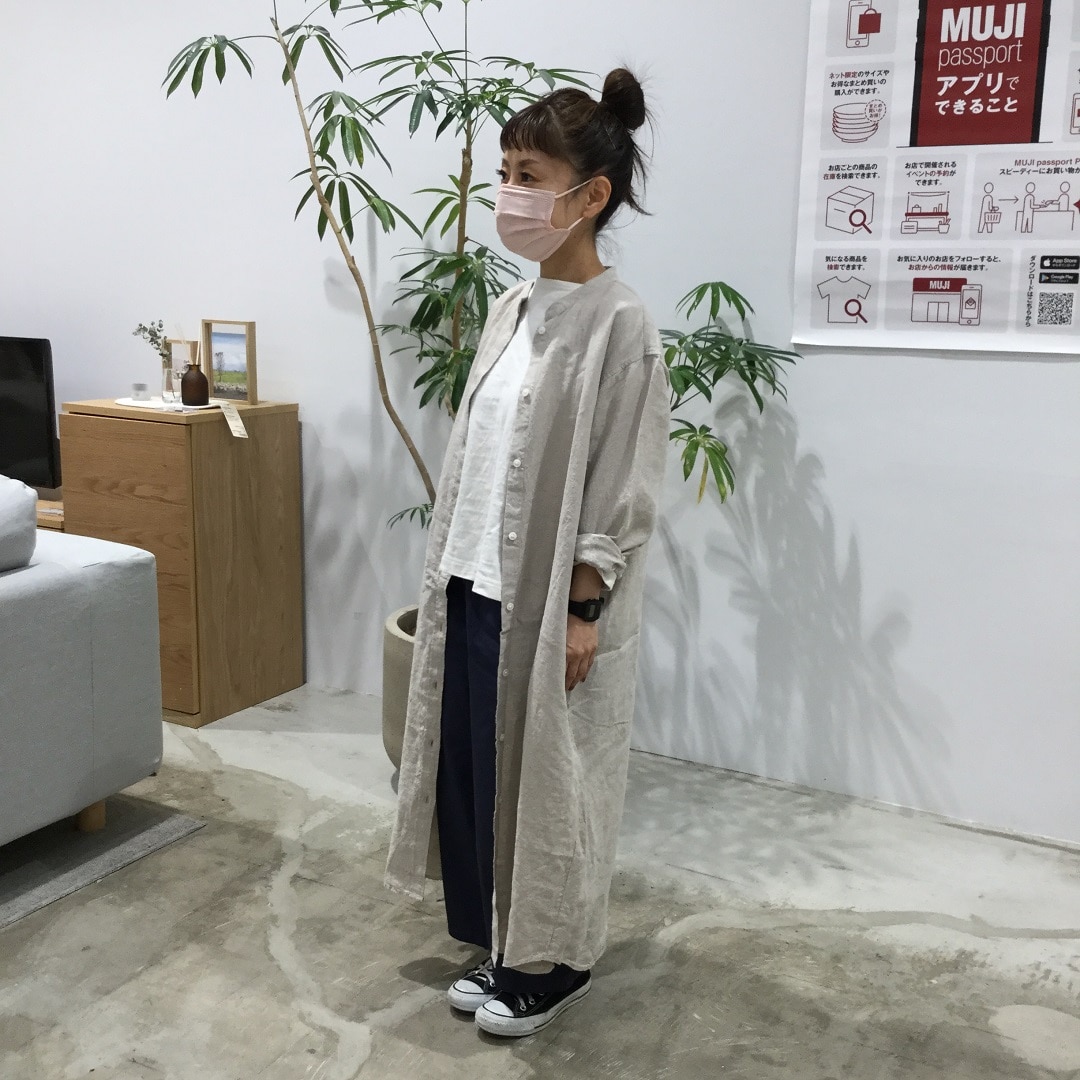 アクアウォーク大垣】リネンのワンピース｜ 無印良品