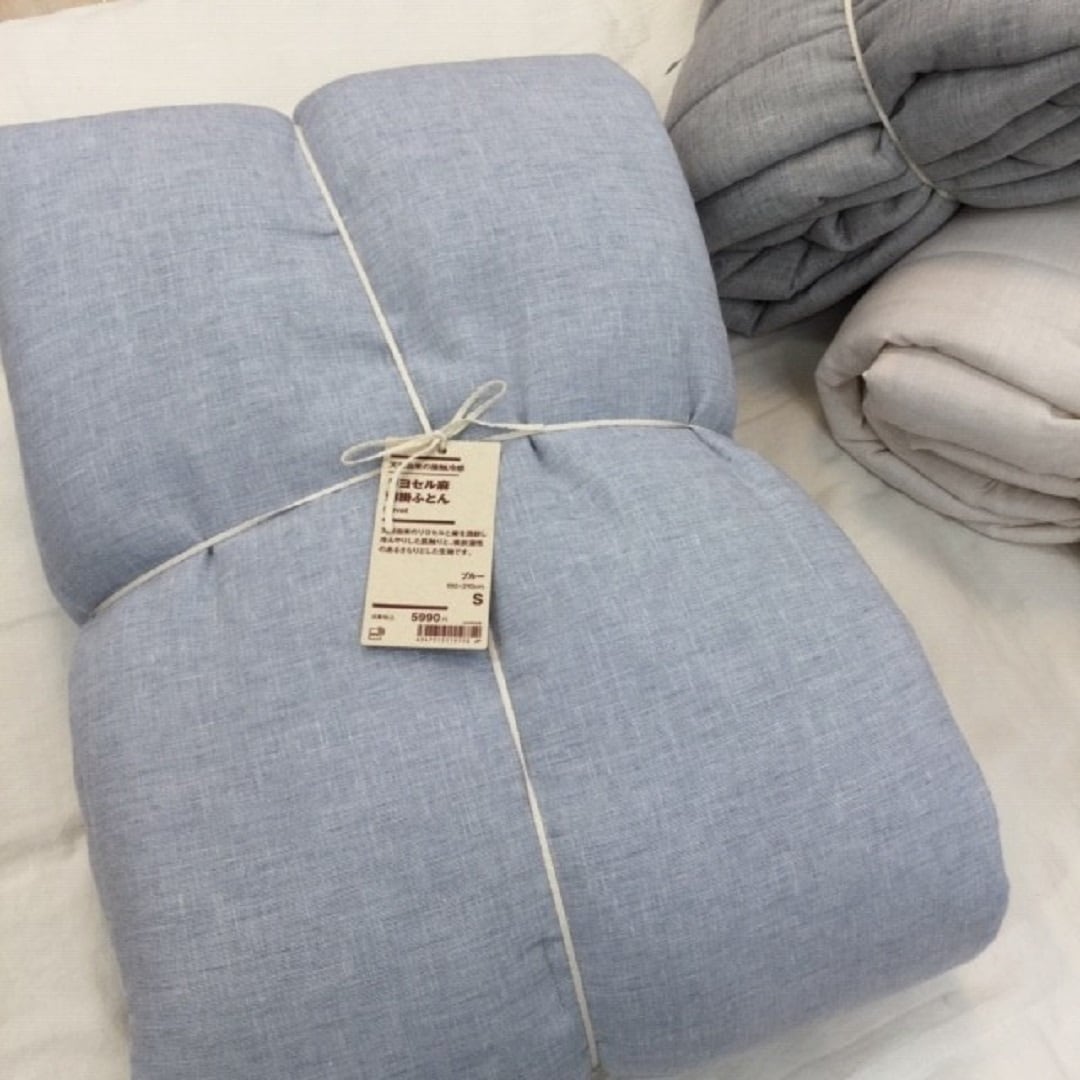 つかしん】サラっとリヨセルシリーズで快適な眠りを。| 無印良品 つかしん】サラっとリヨセルシリーズで快適な眠りを。| 無印良品