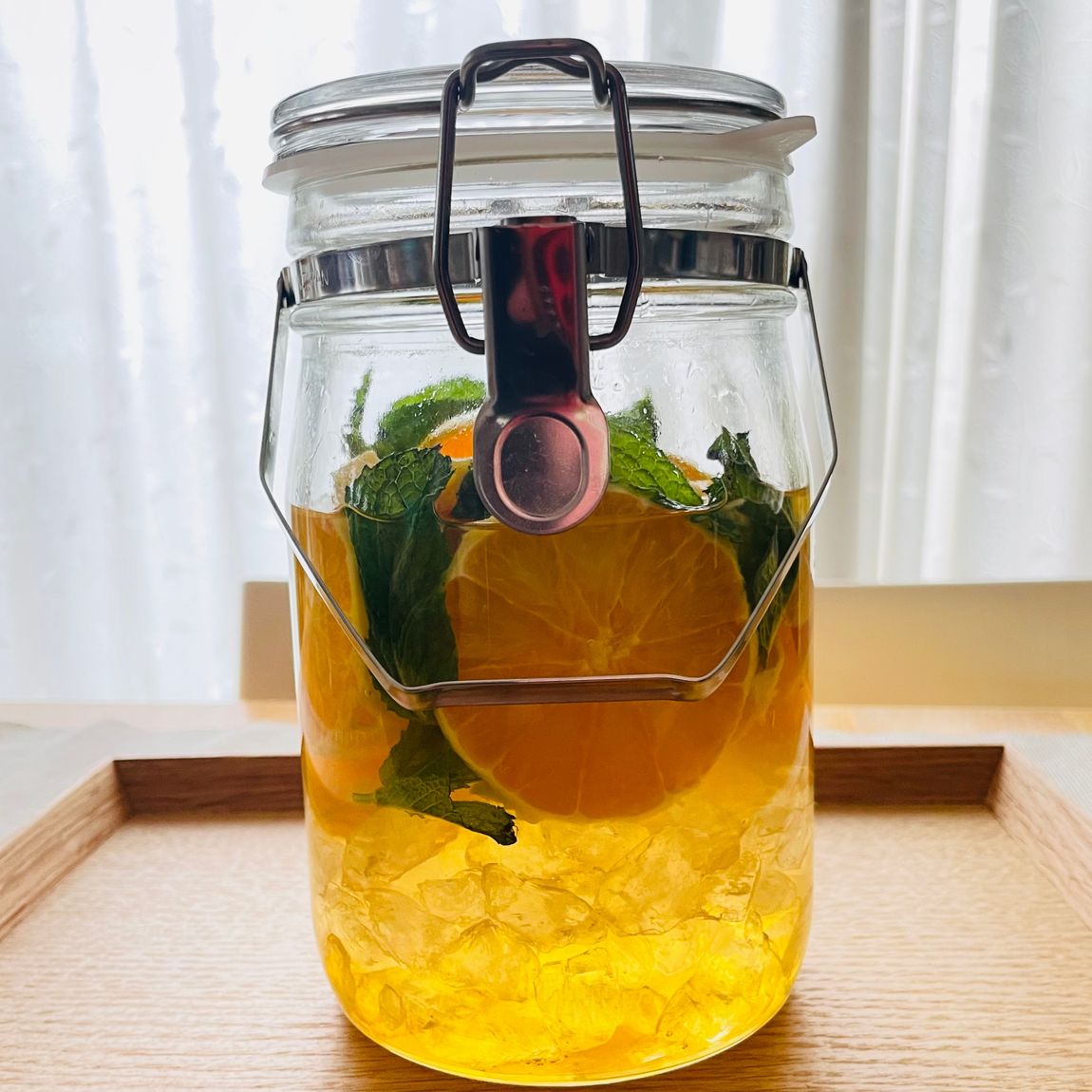 ミウィ橋本】簡単にできて見た目もオシャレ♪果実酒用ビンで作る