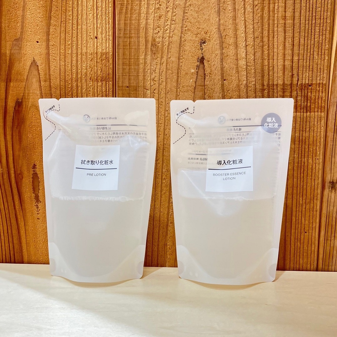 MUJI拭き取り化粧水 乳液セット ゆめタウン光の森】新商品 化粧水リフィル｜ 無印良品