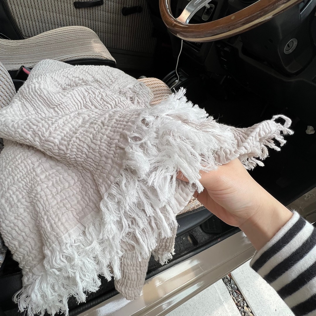 広島パルコ】 私のおすすめ商品｜三重ガーゼリバーシブルケット｜無印