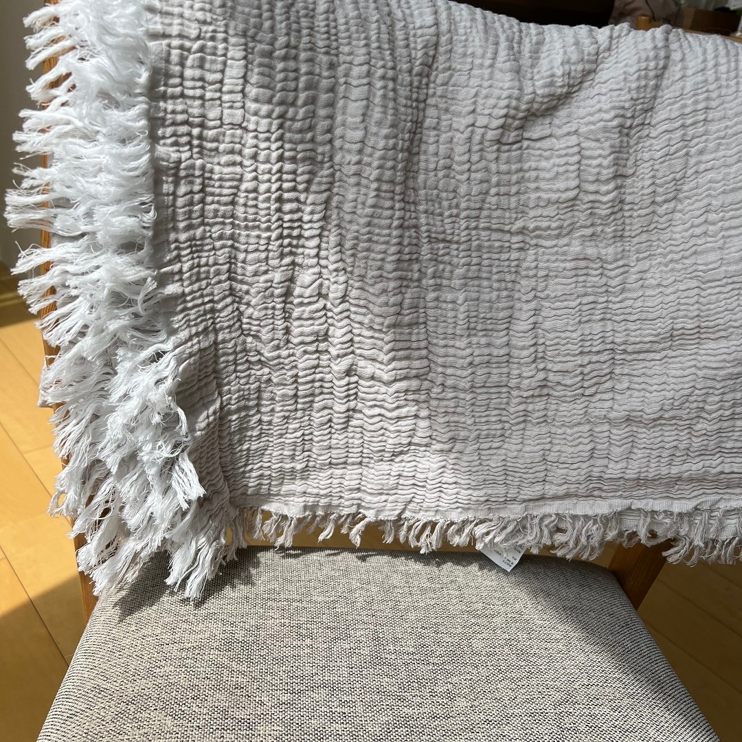 広島パルコ】 私のおすすめ商品｜三重ガーゼリバーシブルケット｜無印