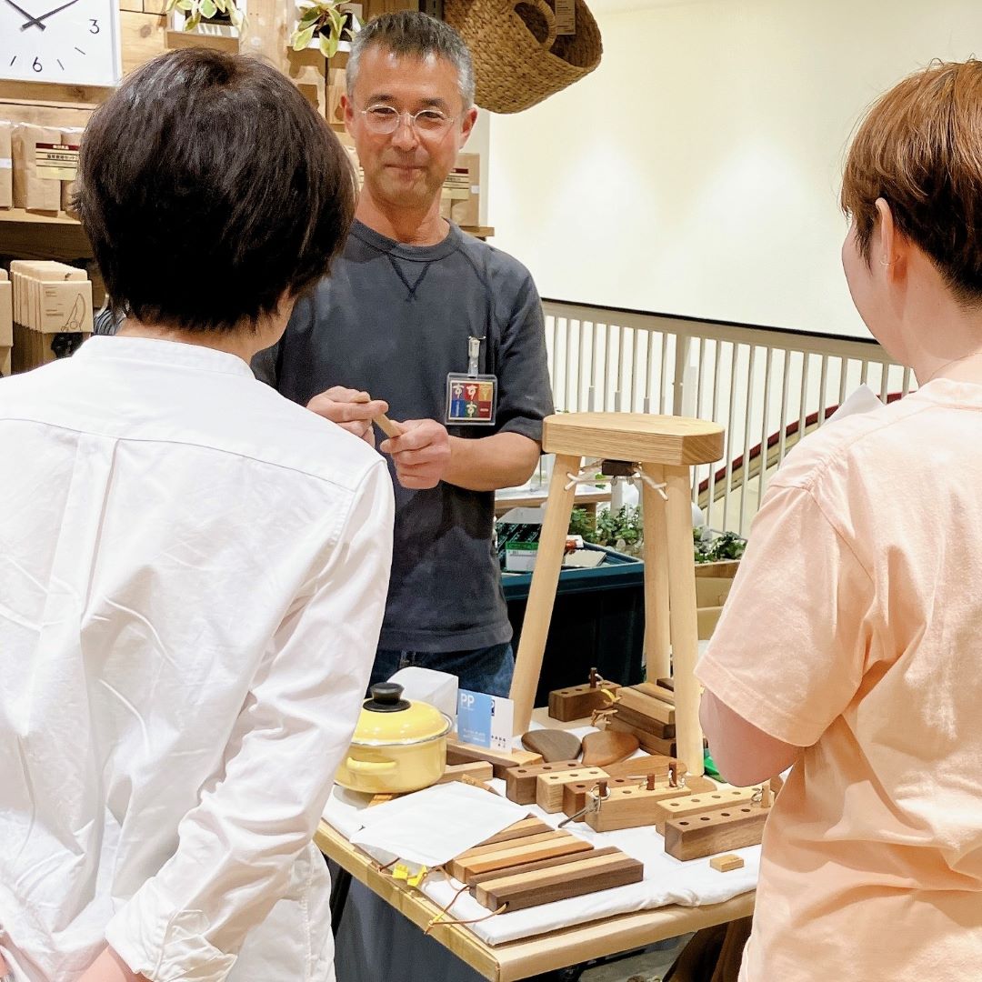 神戸阪急】自分だけの3本脚スツールをつくろう｜イベントレポート