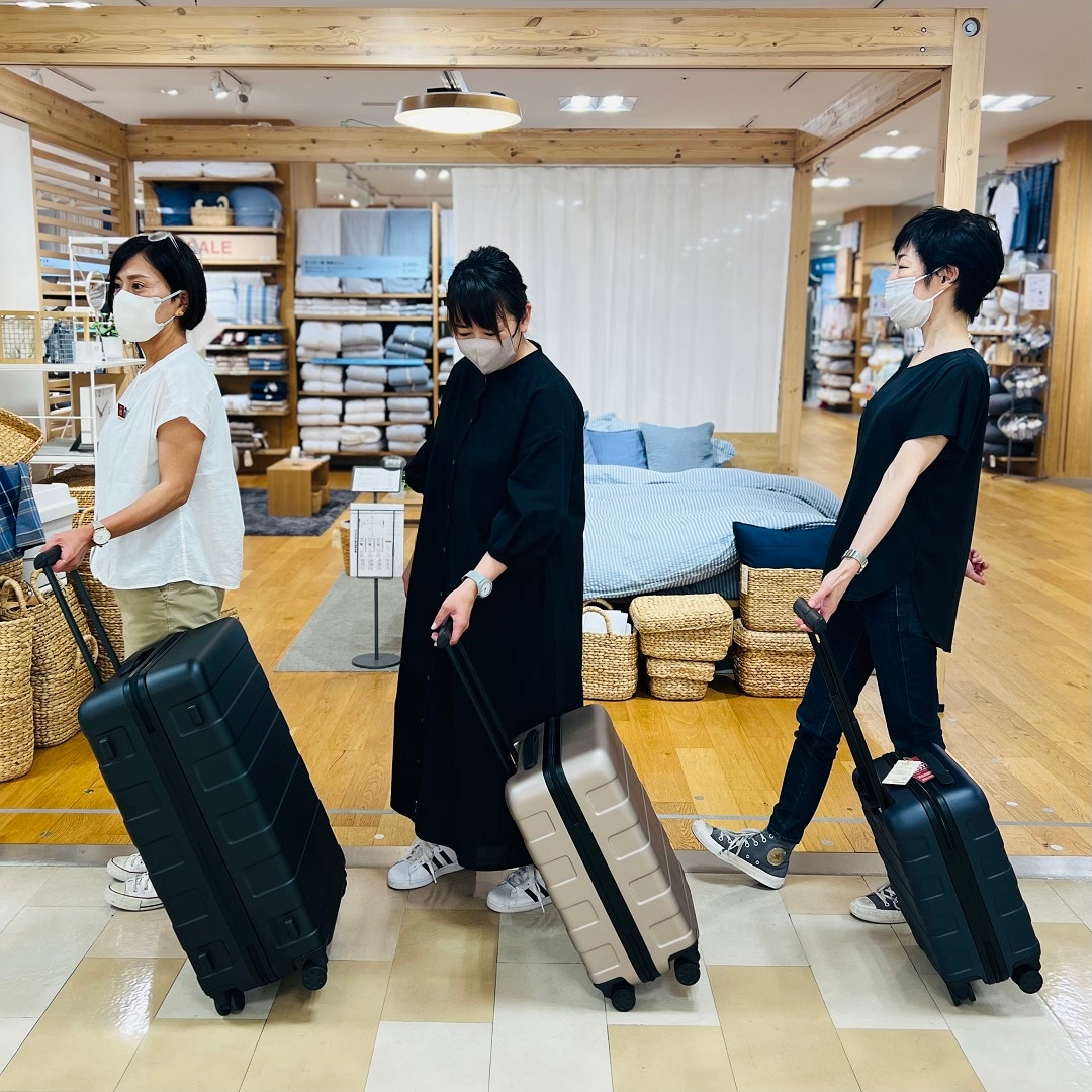 トキハわさだタウン】旅行に行きたい！種類豊富なキャリーケース