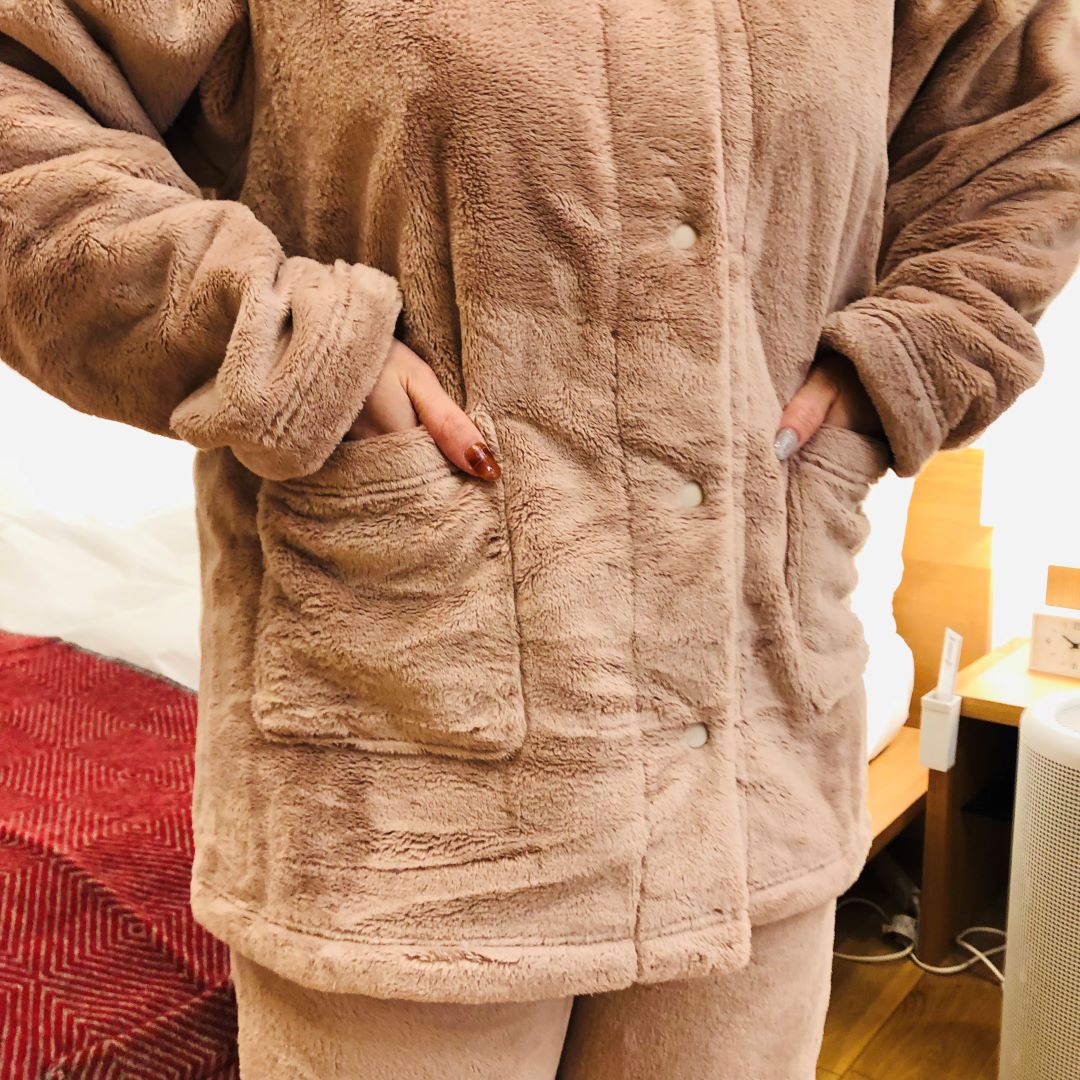 新品タグ付】無印良品 着る毛布 パジャマ ギフト用 巾着袋付