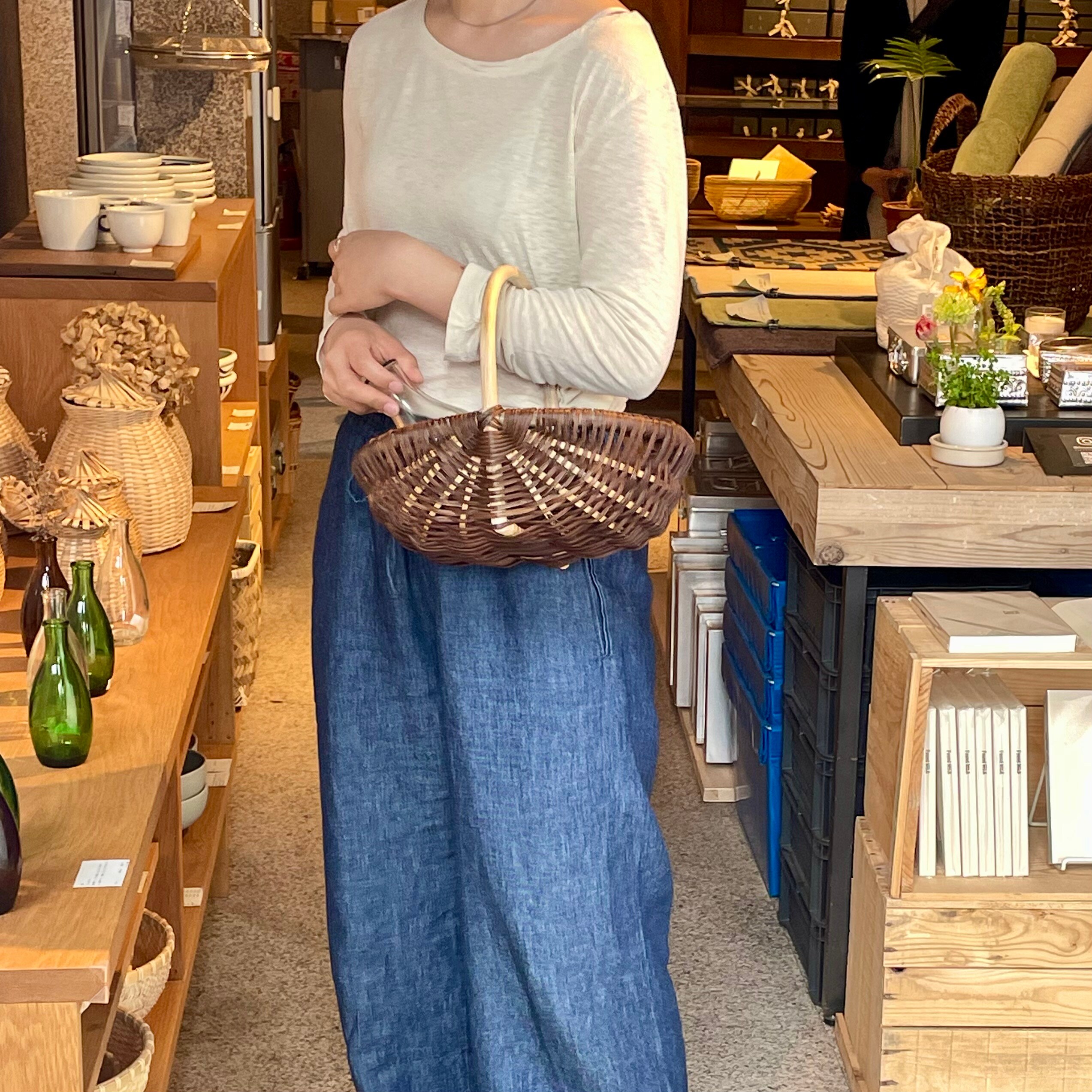 青山】 ティロブオーバルバスケット｜無印良品 Found MUJI 青山