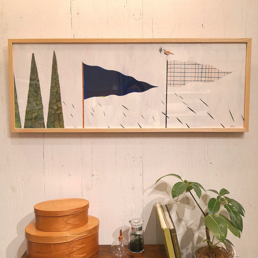 在庫限り】 秋山花 「It's windy!」｜これまでに販売した商品