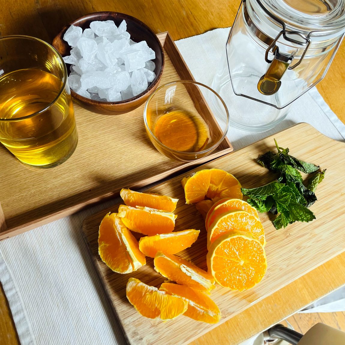 ミウィ橋本】簡単にできて見た目もオシャレ♪果実酒用ビンで作る