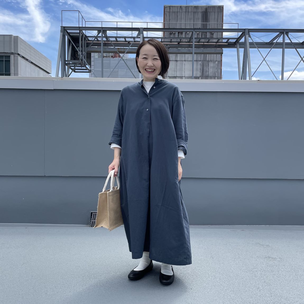 jichoi 24ss パルコ エディション ワンピース ペールブルー jichoi 24ss パルコ エディション ワンピース ペールブルー - メルカリ