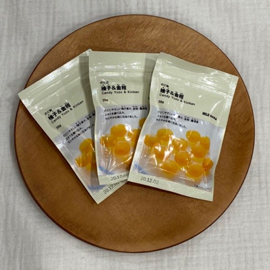 木の葉モール橋本】のど飴 柚子＆金柑｜ 無印良品