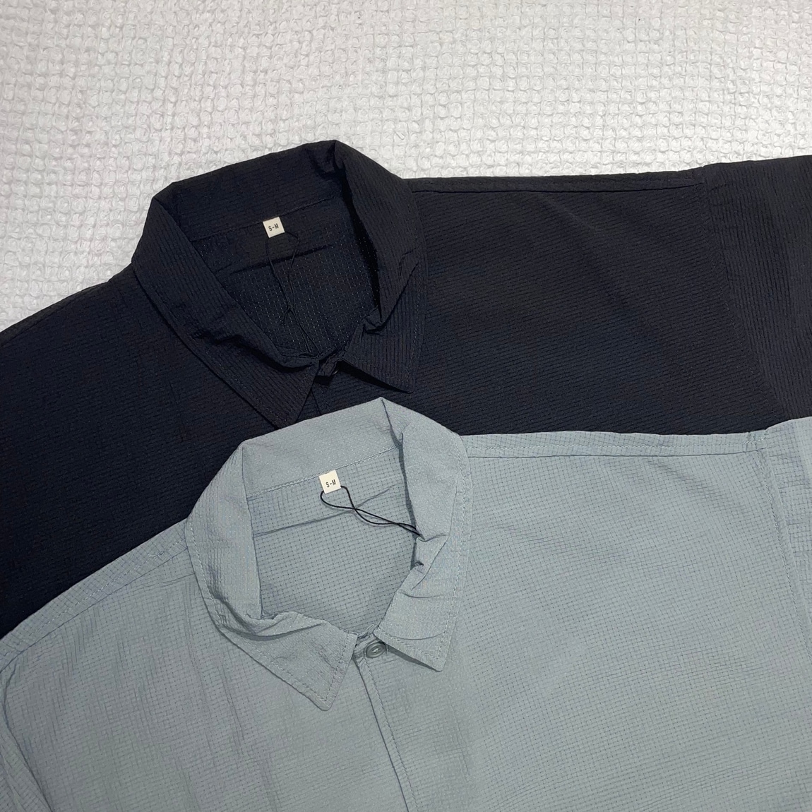 MUJI LABO 風を通す半袖シャツ/ショートパンツ セットアップ L-XL MUJI LABO 風を通す半袖シャツ/ショートパンツ セットアップ L