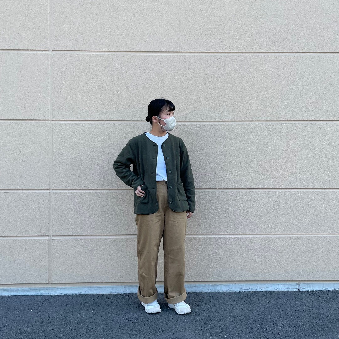カーキカーディガン①.