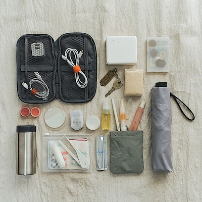 いつも小さく持ち歩きたい、三つの持ちもの