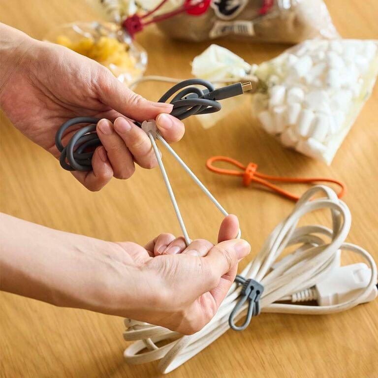 ロック付き 結束ゴムバンド